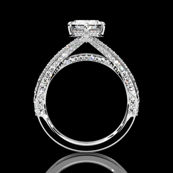 5 carat Marquis Split Shank Diamond Ring - Image 3