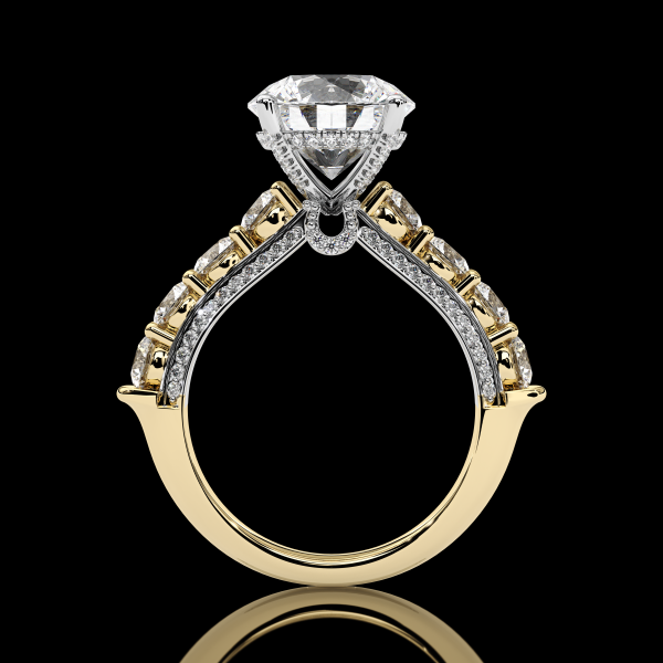 7 carat Round Brilliant Diamond Ring - Image 4
